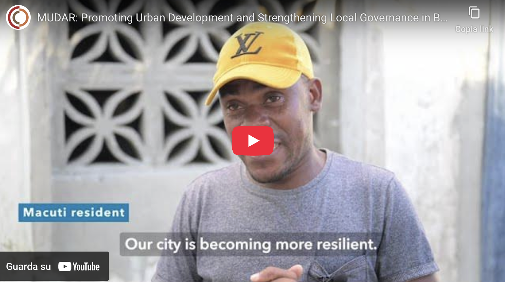 MUDAR in video: Promoting urban development and strengthening local governance in Beira